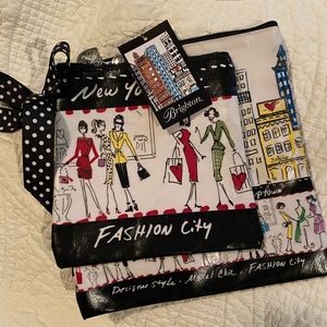 2 bag set Brighton jewelry and makeup bags